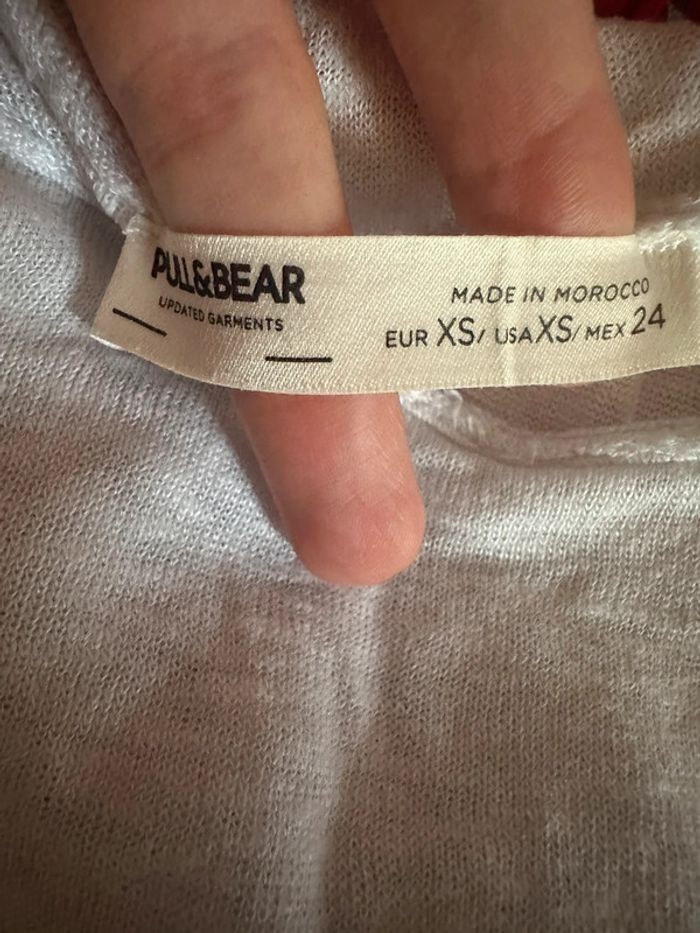 Débardeur blanc pull&bear - photo numéro 3