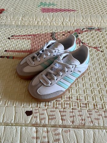 Adidas Sambas t24 bleues menthes 