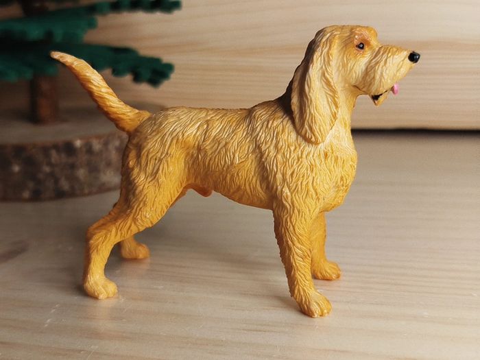 Figurine chien beige Animal domestique - photo numéro 3