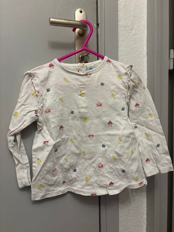 T-shirt manches longues tex baby 36 mois 