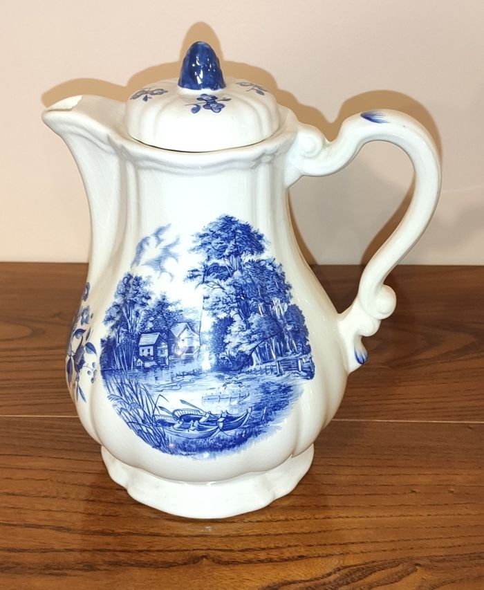 Cafetière en faïence de Sarreguemines