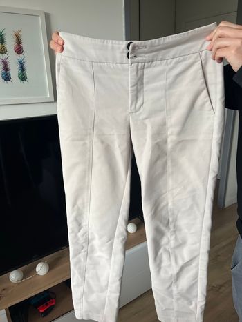 Pantalon Beige Ceintré Mango 34