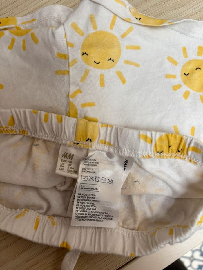 Pyjama short H&M taille 98cm - photo numéro 6