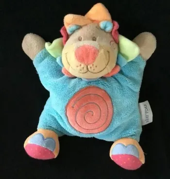DOUDOU SEMI PLAT LION GRELOT OASIS - NATTOU