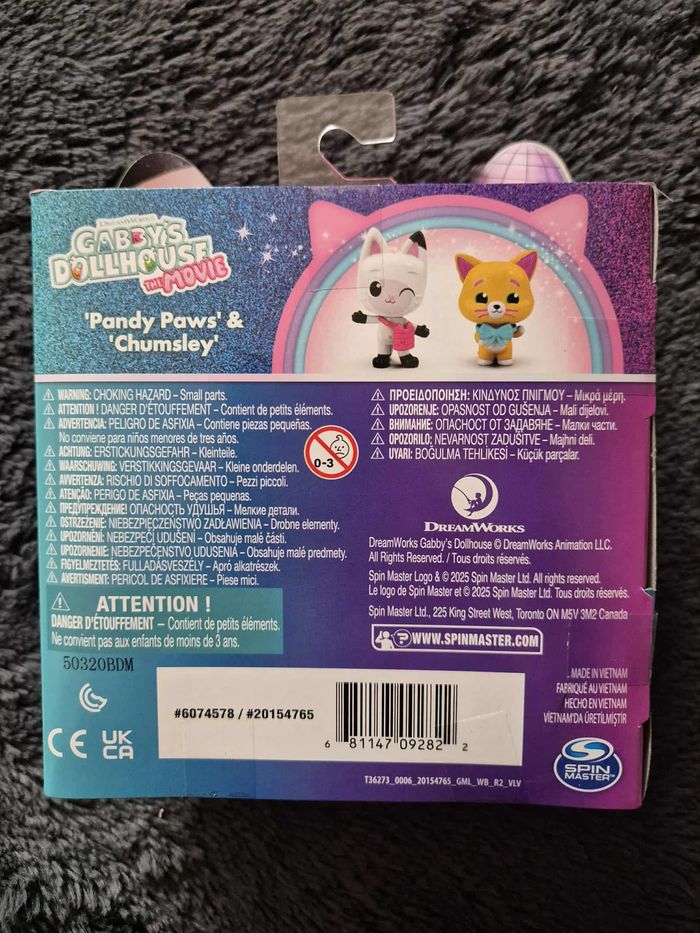 Gabby et la Maison  Maison de poupée set de figurines Pandy & Chumsley chats - photo numéro 3