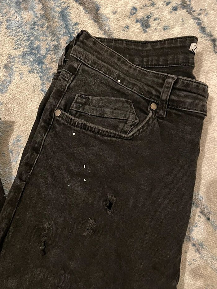 Jeans noir homme Zara - photo numéro 8