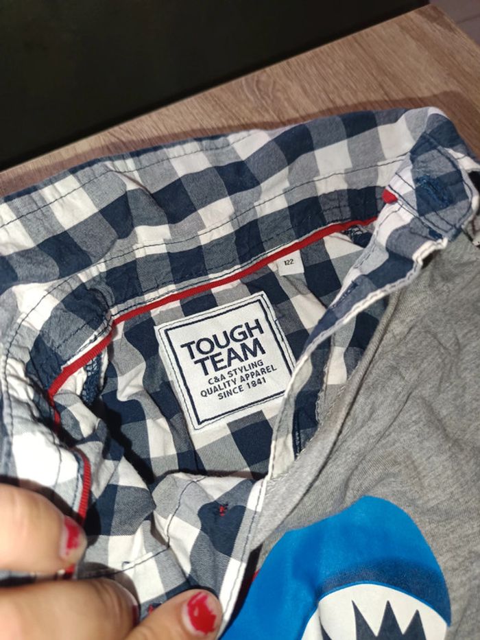 Tee-shirt manche longue chemise c&a 116 cm - photo numéro 3