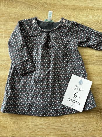 Robe violet pois OBAIBI t.6m
