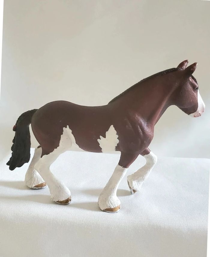 Figurine Schleich - Jument Clydesdale 13809 - photo numéro 5