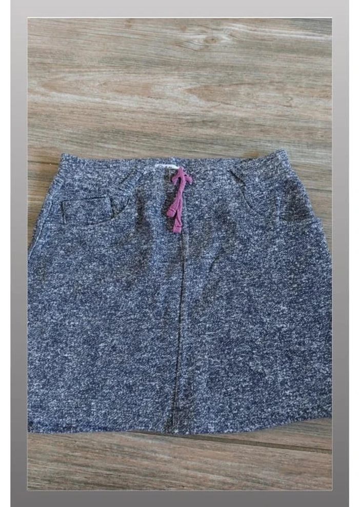 Jupe bleue chinée 10 ans u collection