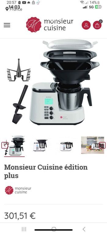 Robot monsieur cuisine +