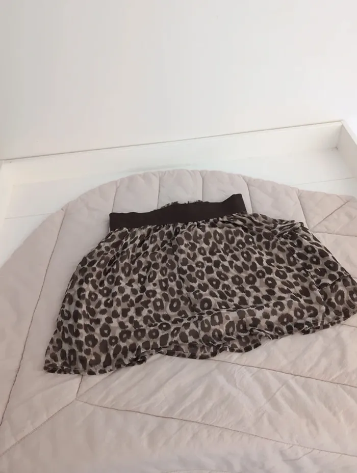 Jupe léopard femme taille S - photo numéro 5