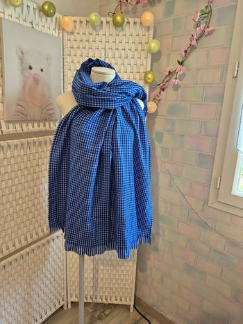 💕 Superbe Maxi-Écharpe / étole ETAM - Bleu Roi - 💕