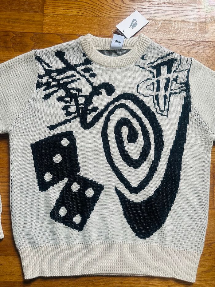 Pull Nike X Stussy Naturel - photo numéro 8