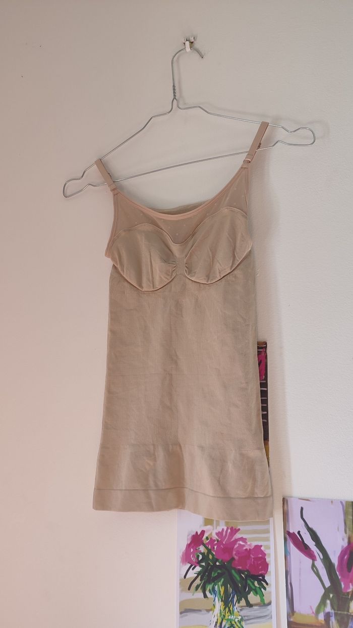 Débardeur gaine beige taille XS