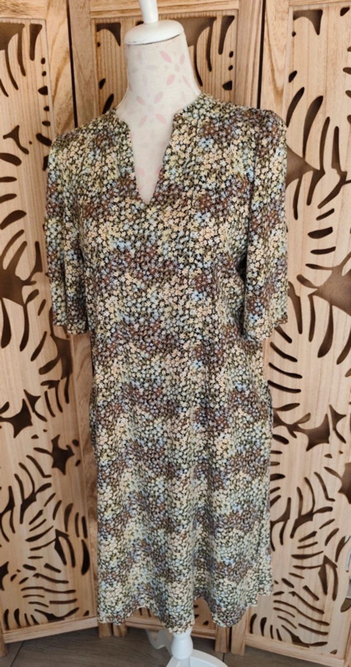 Robe imprimée fleurie Taille M Fransa - photo numéro 2