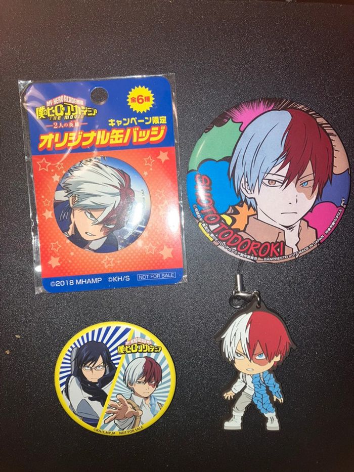 Lot de goodies My Hero Academia - Shoto Todoroki