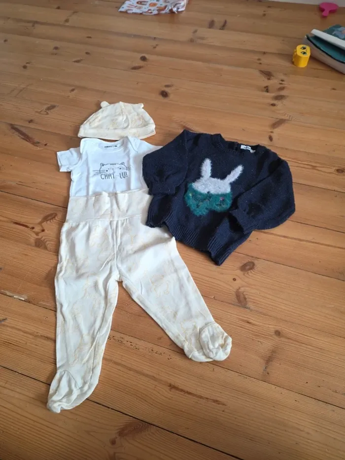 Lot de vêtements GEMO en 9 mois.