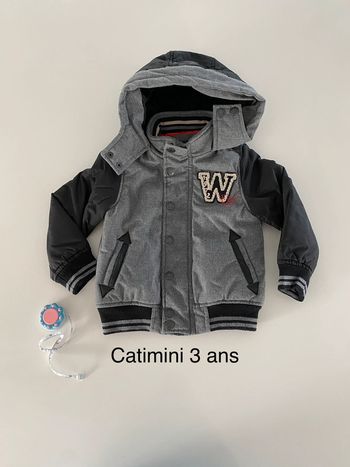 Blouson veste capuche Catimini 3 ans