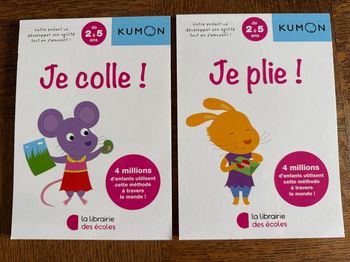 Lot 2 livres activité manuelle de  2 à 5 ans