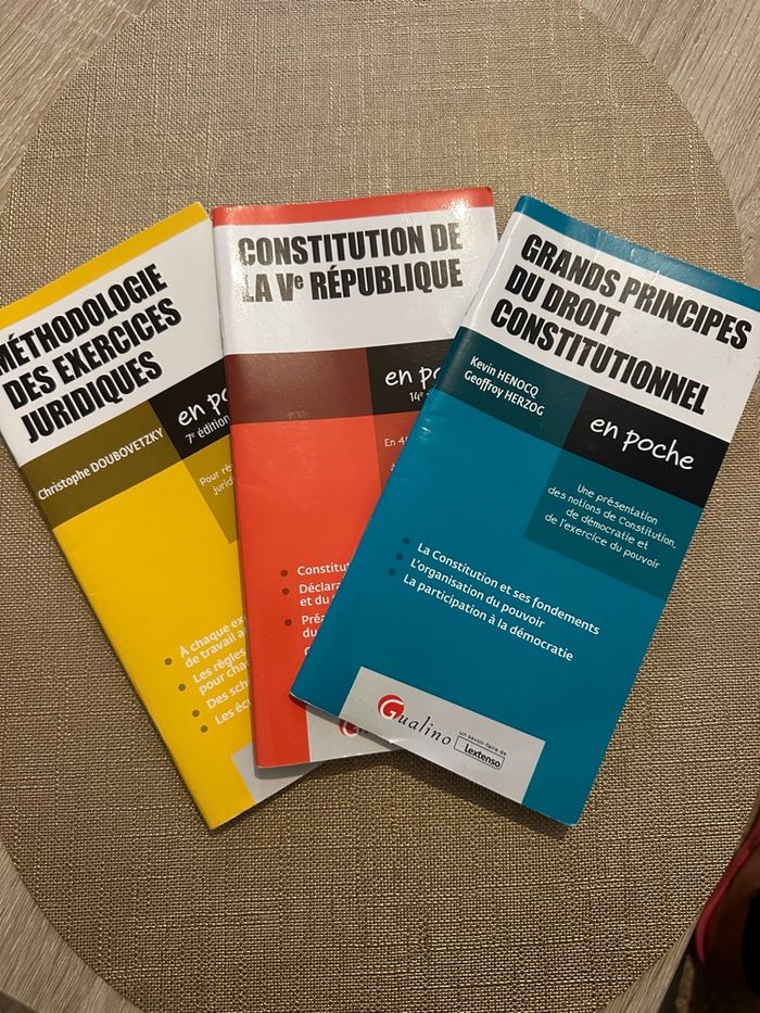 Manuels de droit de poche