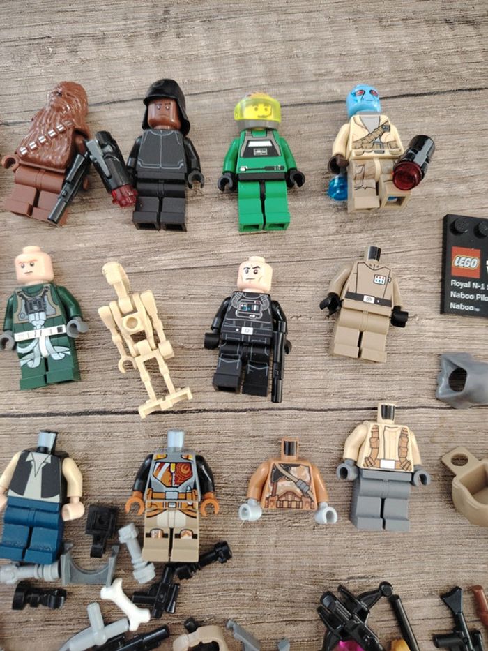 Lot vrac lego star wars figurines incomplètes accessoires armes - photo numéro 5