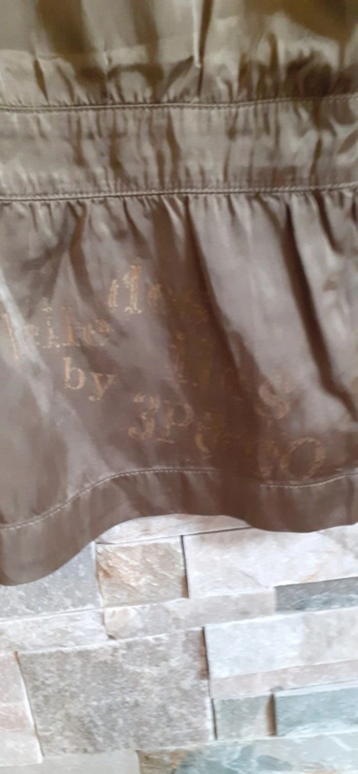 Robe satinée marron 5 ans 3 pommes - photo numéro 6