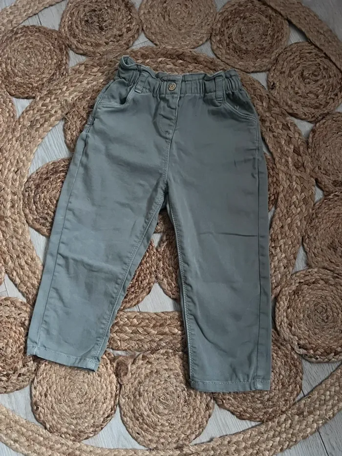 Pantalon forme carotte fille TAO 23m