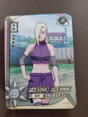 Lot de 6 cartes Naruto