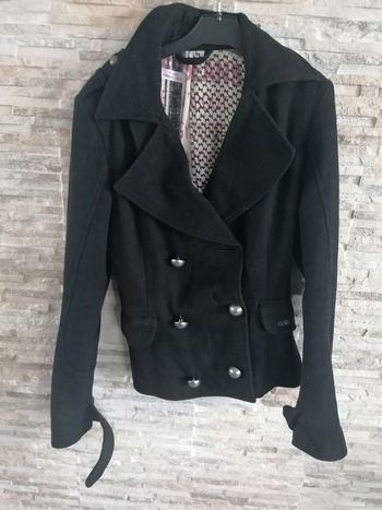 Manteau noir taille S 