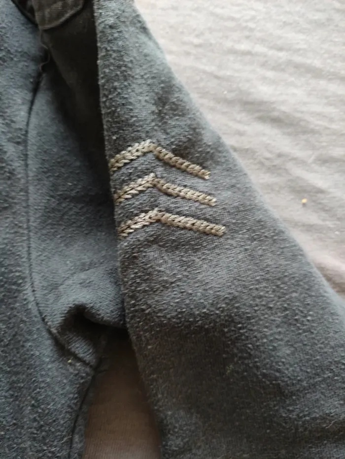 Veste zippée noire aigle - photo numéro 3