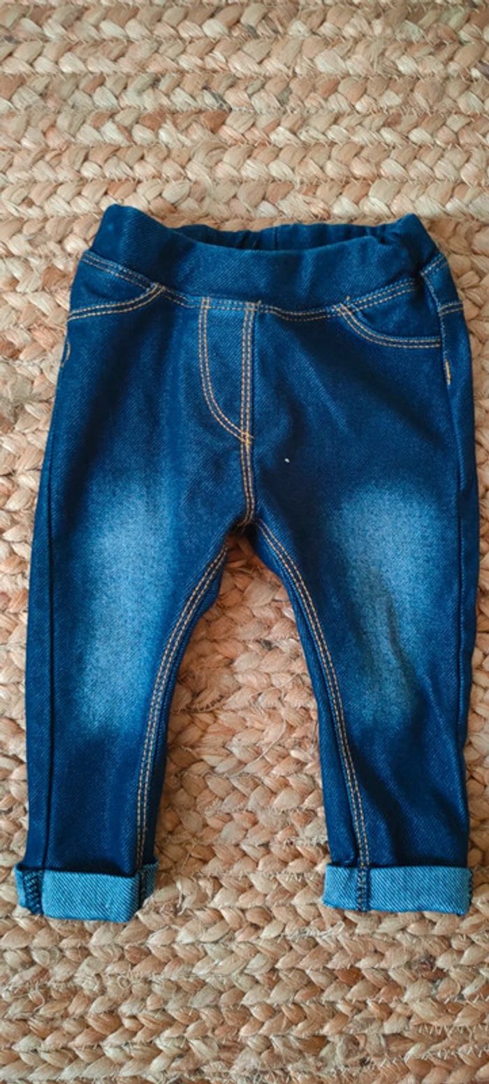 Pantalon legging jean 6 mois