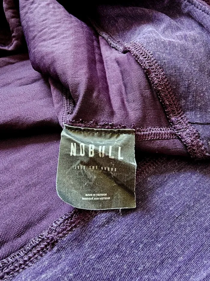 Pull Nobull matelassé violet taille M femme - photo numéro 7