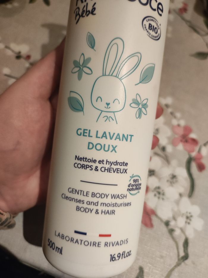 Gel lavant doux Rivadouce bébé bio neuf - photo numéro 2