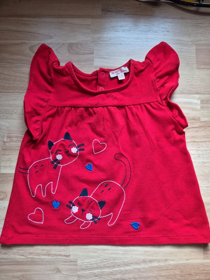 T-shirt Rouge DPAM - photo numéro 2