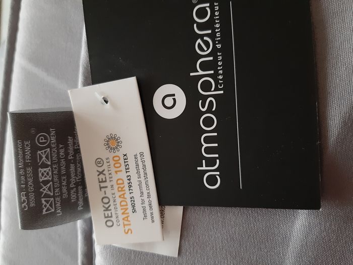 Lot 3 galettes de chaises grises neuves - photo numéro 8