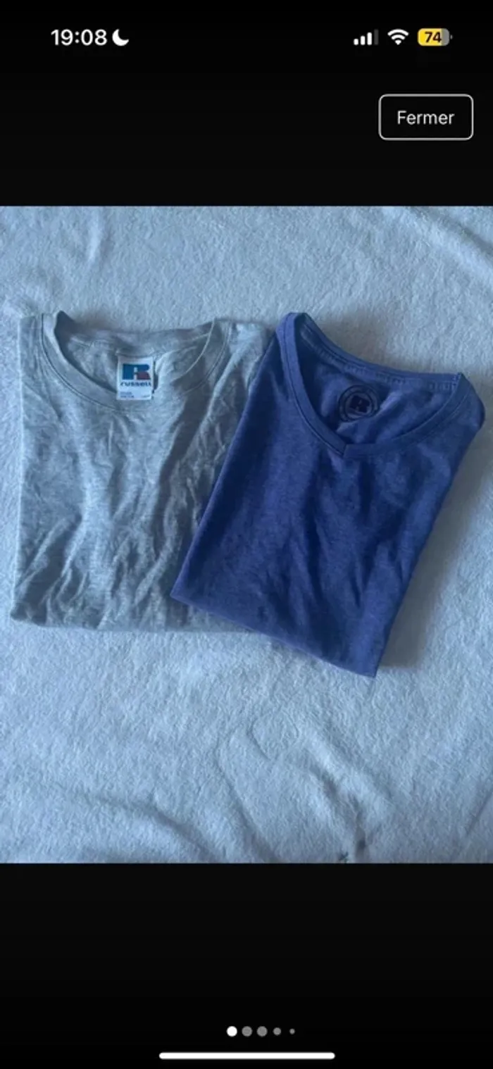 T-shirt manche courte 7/8 ans 128cm neuf