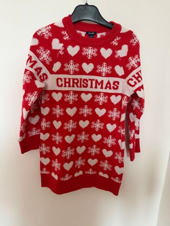 Robe Pull manche longue Noël 
