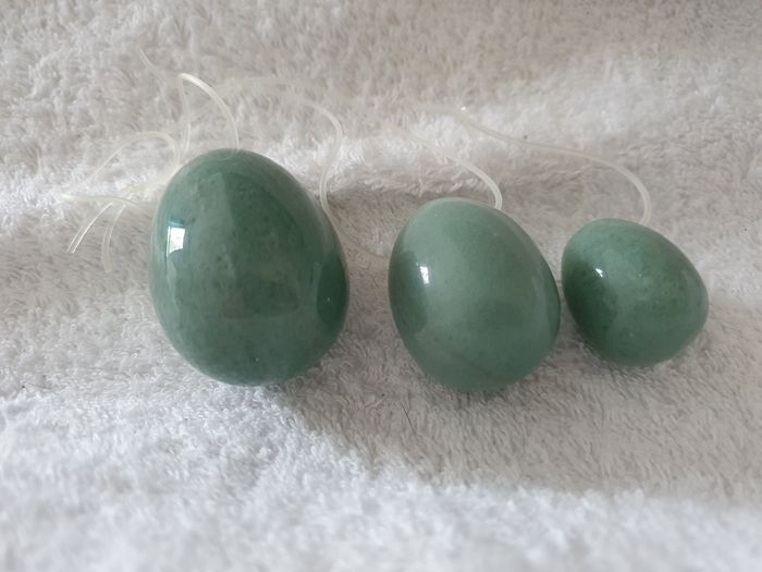 Oeufs de yoni en jade - rééducation périnée - photo numéro 3