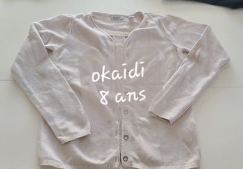 Gilet okaidi  fille 8 ans