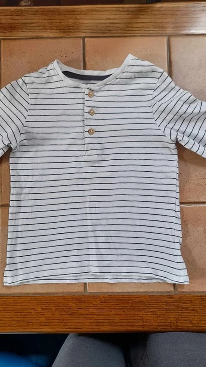 Tee-shirt rayé ML 36 mois
