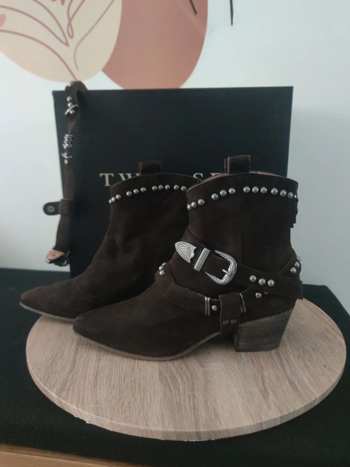 Bottines twin-set by Simona Barbieri taille 37 neuve - photo numéro 2