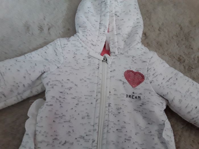Gillet  fille coeur - photo numéro 2