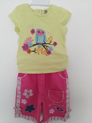 Chinos et t-shirt 18 mois