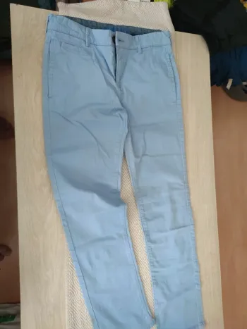 Chino bleu ciel Okaïdi 12 ans cérémonie