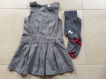 Robe grise 6 ans OKAIDI TBE