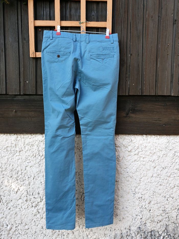 Ts beau chino bleu S vintage - photo numéro 2