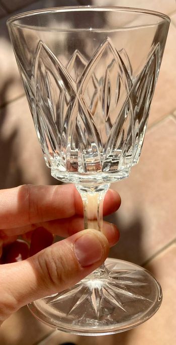 4 verres à vin ou autre - Vintage années 70
