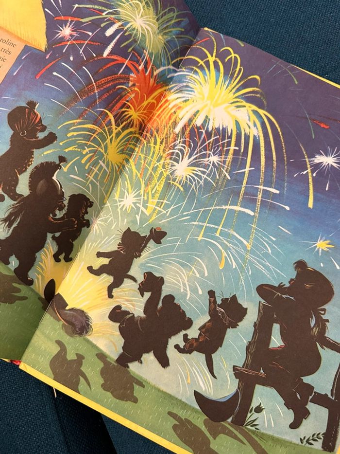 1965 Livre rare ancien Une fête chez Caroline Pierre Probst bd grands albums Hachette - photo numéro 9