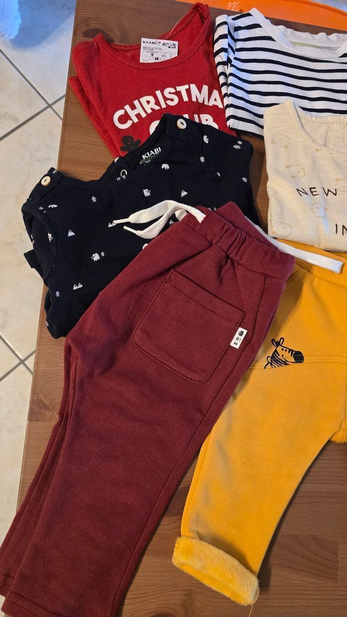 (NEUFSSSS non portés)🥰🤩💙💙SUPERBE lot 9 mois garçon 💙💙🤩🥰 - photo numéro 2